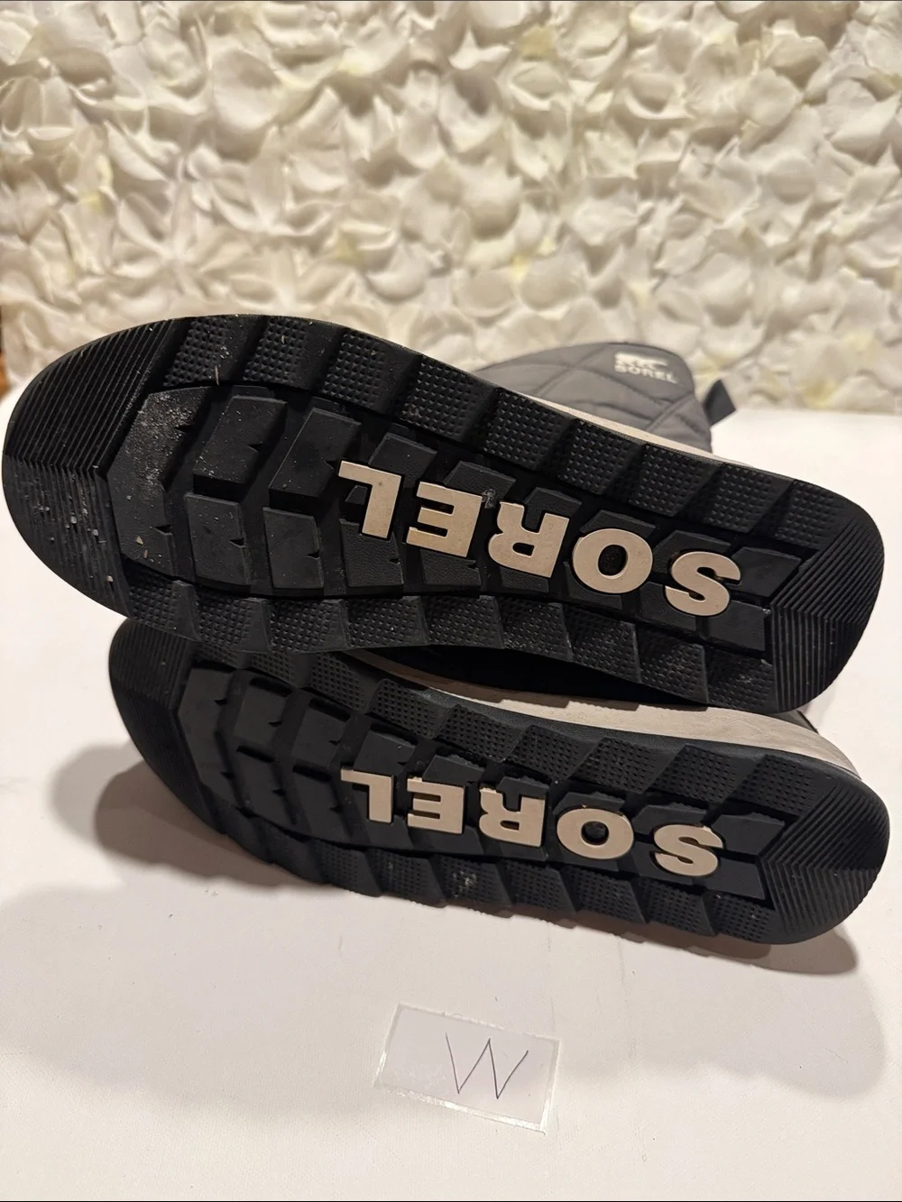 Sorel Black Quilted Tall Lace-Up Winter Boots